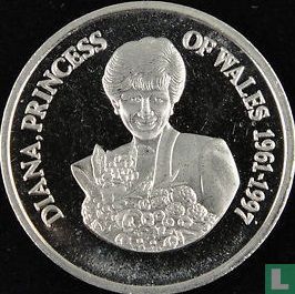 Turks- en Caicoseilanden 5 crowns 1998 "First anniversary Death of Lady Diana" - Afbeelding 2
