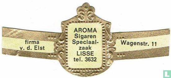 AROMA Zigarren Spezialkoffer LISSE Tel. 3632 - Firma v.d. Elst - Wagenstr. 11 - Bild 1