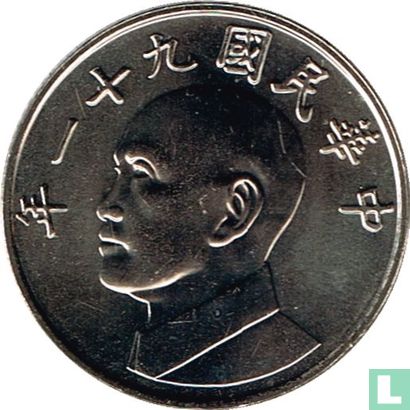 Taiwan 5 yuan 2002 (year 91) - Image 1