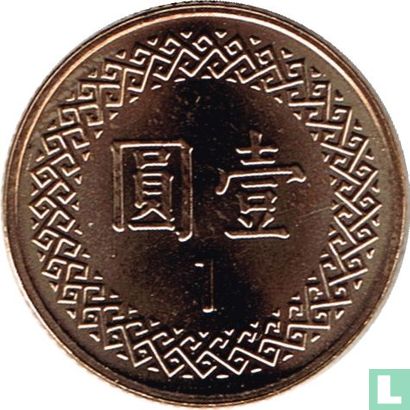 Taiwan 1 Yuan 2000  (Jahr 89) - Bild 2
