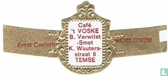 Café 't VOSKE B. Verwilst-Smet K. Wauters Straße 6 Temse - Ernst Casimir - Tel. 03/710766 - Bild 1