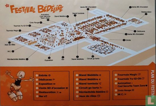 7e Festival Bédélire - Plan du festival - Afbeelding 1
