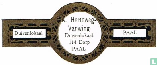 A. Herteweg-Vanwing Duivenlokaal 114 Dorp Paal - Duivenlokaal - Paal - Afbeelding 1