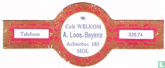 Café WELCOME A. Loos-Beyens Achterbos 183 Mol - Telephone - 320.74 - Image 1