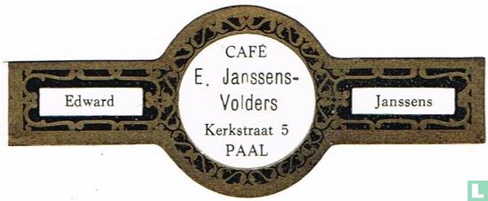 Café E. Janssens-Volders Kerkstraat 5 Paal - Edward - Janssens - Afbeelding 1