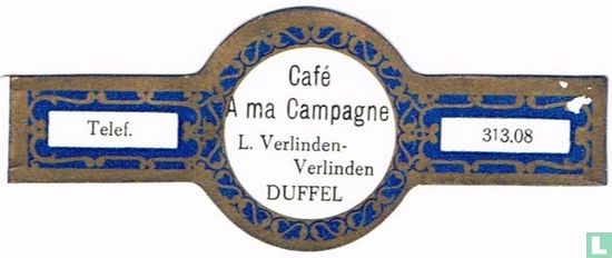 Café A ma Campaign - L. Verlinden-Verlinden Duffel Telef. - 313.08 - Image 1