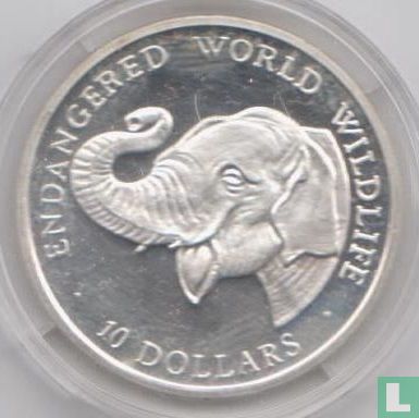 Cook-Inseln 10 Dollar 1990 (PP) "Elephants head" - Bild 2