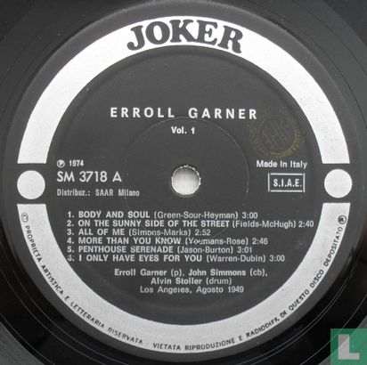 Erroll Garner Vol. 1 - Image 3