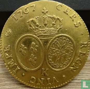 Frankrijk 2 louis d'or 1767 (K) - Afbeelding 1