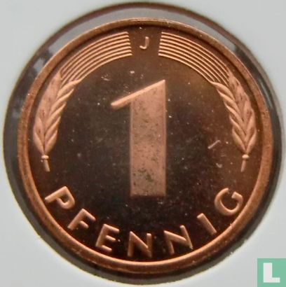 Duitsland 1 pfennig 1986 (J) - Afbeelding 2