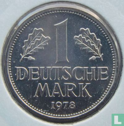 Duitsland 1 mark 1978 (D) - Afbeelding 1