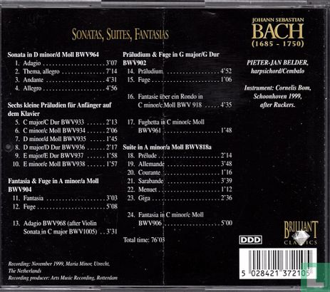 BE 093: Sonatas, Suites, Fantasias - Image 2