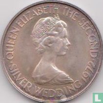 Jersey 2 pounds 1972 "25th Wedding anniversary of Queen Elizabeth II and Prince Philip" - Image 1