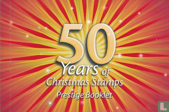50 years of Christmas stamps - Image 1