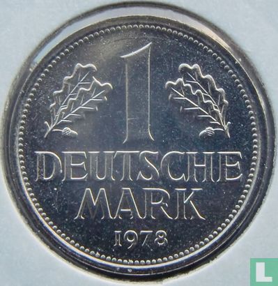 Deutschland 1 Mark 1978 (F) - Bild 1