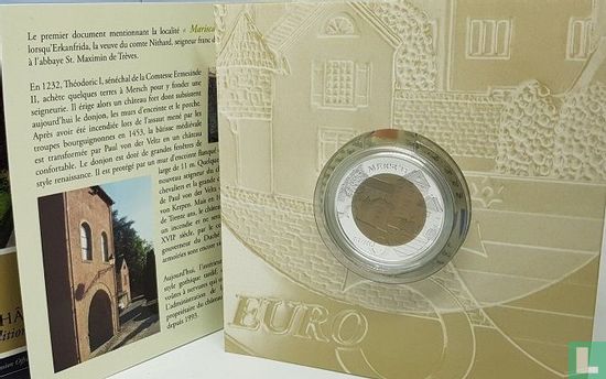 Luxemburg 5 euro 2011 (PROOF - folder) "Castle of Mersch" - Afbeelding 1