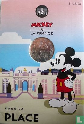 Frankreich 10 Euro 2018 (Folder) "Mickey & France - Place Stanislas of Nancy" - Bild 1
