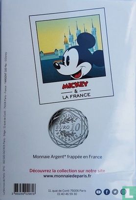 Frankreich 10 Euro 2018 (Folder) "Mickey & France - Place Stanislas of Nancy" - Bild 2