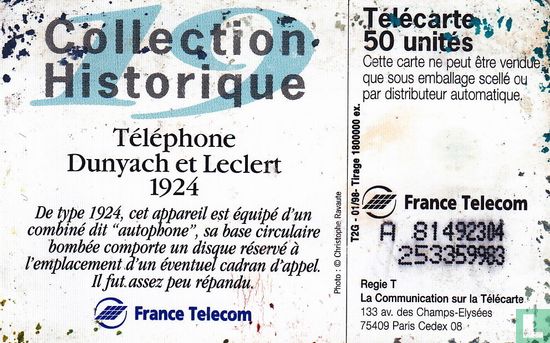 Téléphone Dunyach et Leclert - Bild 2