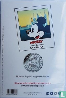 France 10 euro 2018 (folder) "Mickey & France - Eiffel Tower" - Image 2