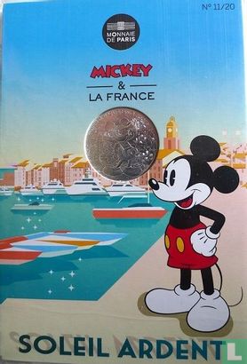France 10 euro 2018 (folder) "Mickey & France - Saint Tropez" - Image 1
