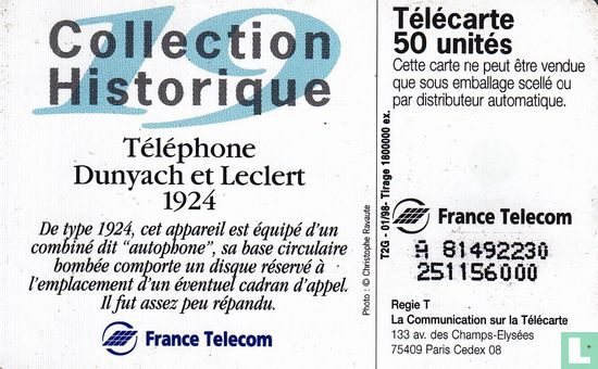 Téléphone Dunyach et Leclert - Afbeelding 2