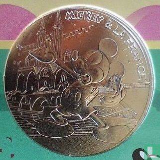 Frankrijk 10 euro 2018 (folder) "Mickey & France - Bridge of Avignon" - Afbeelding 3