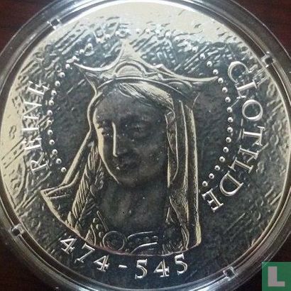 Frankrijk 10 euro 2016 (PROOF) "Queen Clotilde" - Afbeelding 2