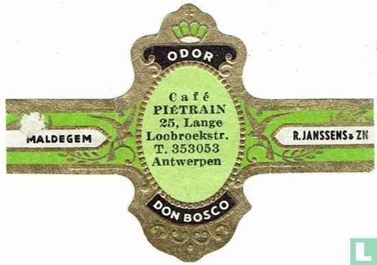 Odor Café Piétrain 25, Lange Loobroekstr. T. 353053 Antwerp Don Bosco - Maldegem - R. Janssens & Zn - Image 1