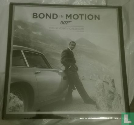 Bond in Motion 2019 16 Month Calendar - Image 1