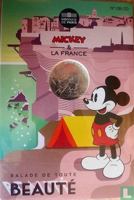 Frankrijk 10 euro 2018 (folder) "Mickey & France - Corsica" - Afbeelding 1