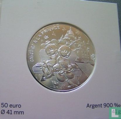 France 50 euro 2018 "Mickey & France - Montmartre" - Image 3