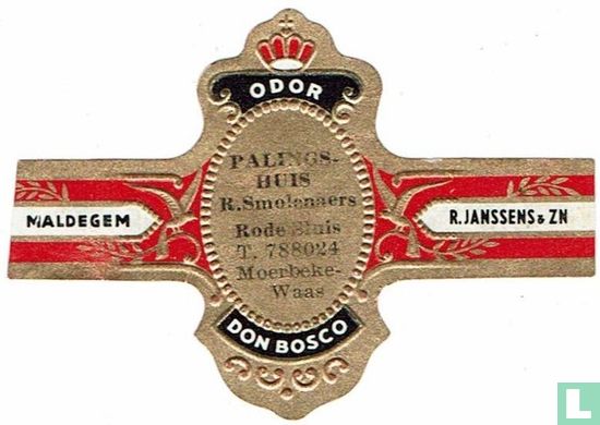 Odor Palingshuis R. Smolenaers Rode Sluis T. 788024 Moerbeke-Waas Don Bosco - Maldegem - R. Janssens & Zn - Afbeelding 1