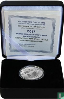 Griekenland 6 euro 2017 (PROOF) "International Year of sustainable tourism" - Afbeelding 3