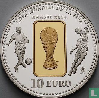 Spanje 10 euro 2014 (PROOF) "2014 Football World Cup in Brazil" - Afbeelding 2