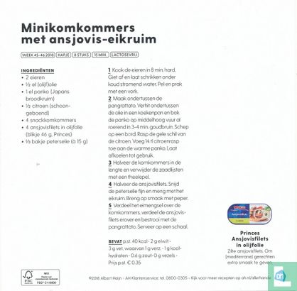 Minikomkommers met ansjovis - Image 2