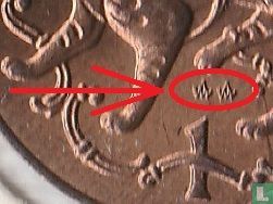 Man 1 penny 1980 (AA) - Afbeelding 3