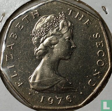 Île de Man 50 pence 1976 (cuivre-nickel) - Image 1