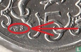 Man 5 pence 1980 (AB) - Afbeelding 3