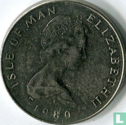 Man 5 pence 1980 (AA) - Afbeelding 1