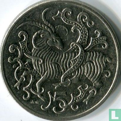 Man 5 pence 1980 (AA) - Afbeelding 2