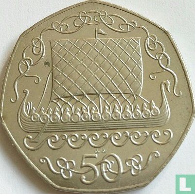 Insel Man 50 Pence 1981 - Bild 2