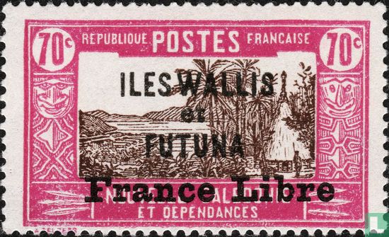 "France Libre" overprint