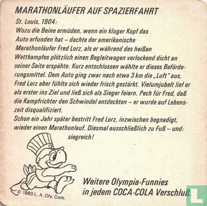 Olympia-Funnies / Marathonläufer auf Spazierfahrt - Afbeelding 1