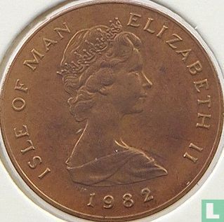Man ½ penny 1982 (wiegje) - Afbeelding 1