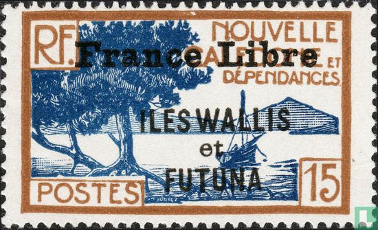 "France Libre" overprint