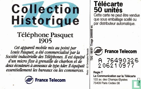 Téléphone Pasquet - Image 2