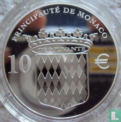 Monaco 10 euro 2012 (PROOF) "400th anniversary of the principality of Monaco" - Image 2