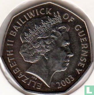 Guernsey 50 Pence 2003 "50 years Coronation of Queen Elizabeth II - Crown" - Bild 1