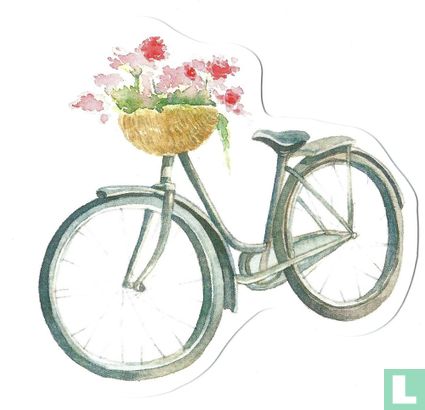 blauwe damesfiets - Image 1